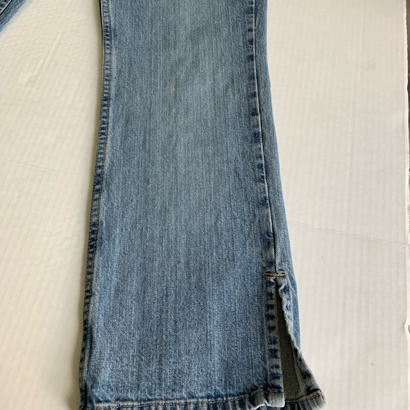 Boston Proper Jeans Women’s 10S 100% Cotton Split Ankle Medium Wash Short - Picture 3 of 13